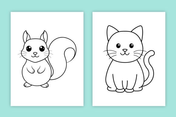 Download Kawaii Animal Coloring Pages for Kids - Premium Resources