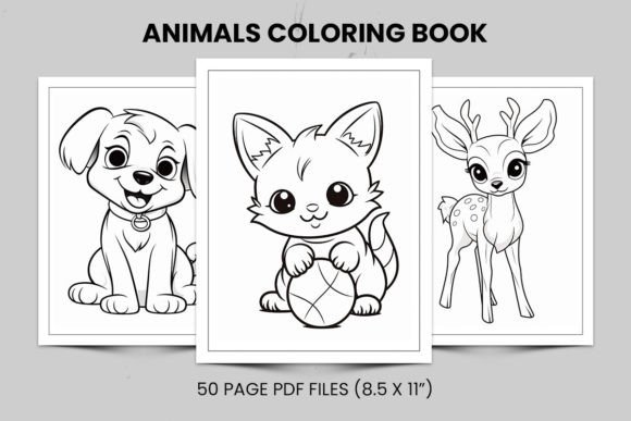 Download Animal Coloring Book Set for Children - Animal coloring book Collection