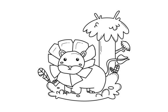 Download Jungle Animal Coloring Book Design Draw - Animal coloring book Collection