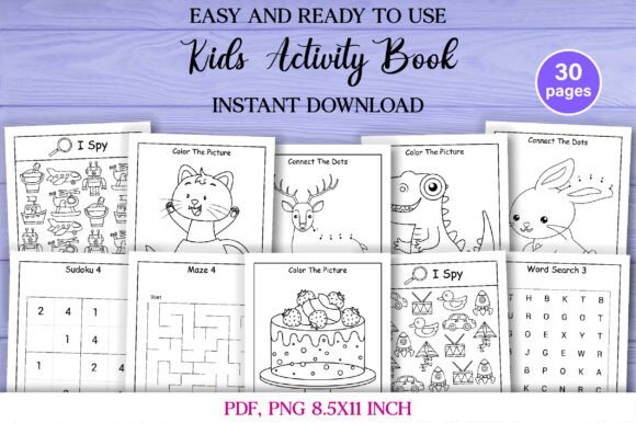 Download Kids Activity Book Preschooler Worksheet - Activity book Collection
