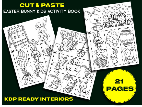 Download Easter Cut and Paste Kids Activity Book - Activity book Collection