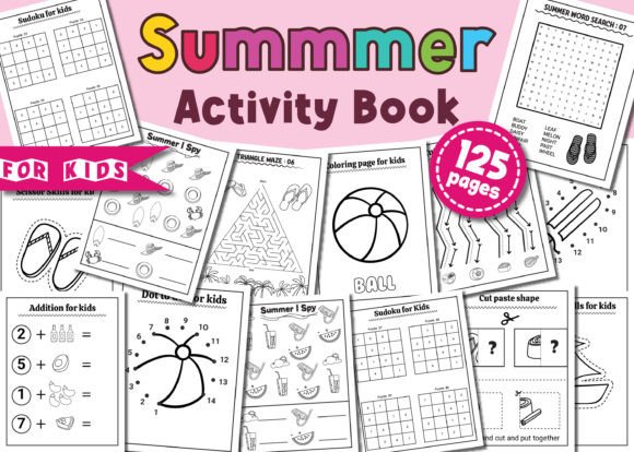 Download Summer Activity Book for Kids Vol - 2 - Activity book Collection