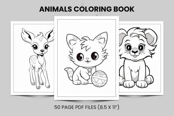 Download Animal Coloring Book Set for Children - Animal coloring book Collection