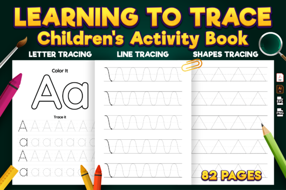 Download Learning to Trace Kids Activity Book-Kdp - Activity book Collection