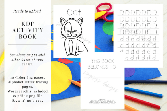 Download KDP Activity Book Featuring Farm Animals - Activity book Collection