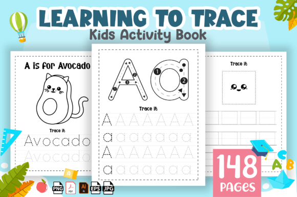 Download Learning to Trace Kids Activity Book - Activity book Collection