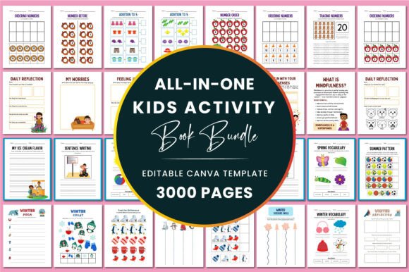 Download All-in-One Kids Activity Book Bundle - Activity book Collection