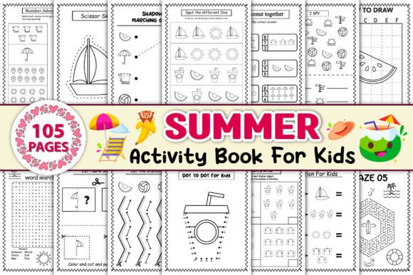 Download Summer Activity Book for Kids - KDP - Activity book Collection