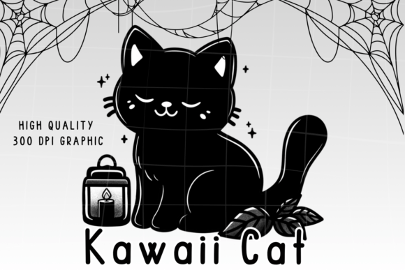 Download Cozy Cute Black Cat PNG, Halloween - Premium Resources