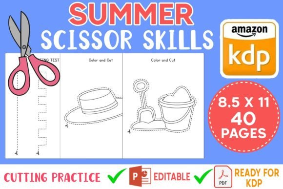 Download Summer Scissor Skills Kdp Activity Book - Activity book Collection