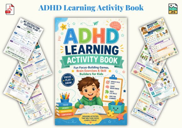 Download ADHD Learning Activity Book - Activity book Collection