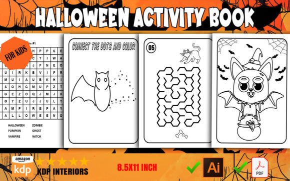 Download Halloween Activity Book for Kids (KDP) - Activity book Collection