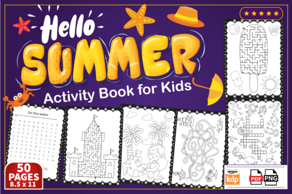 Download Hello Summer Activity Book for Kids - Activity book Collection