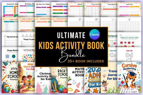 Download Ultimate Kids Activity Book KDP Interior - Activity book Collection