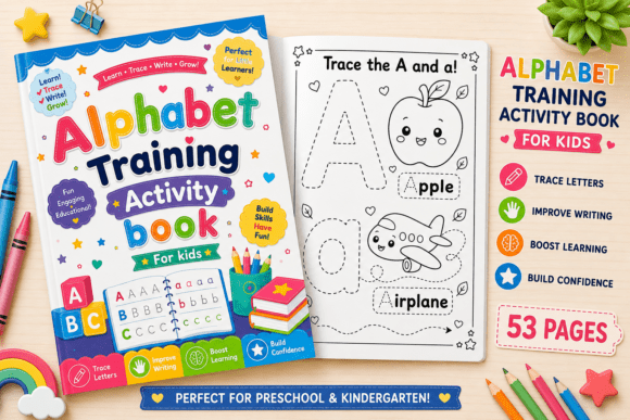 Download Alphabet Tracing Activity Book for Kids - Activity book Collection