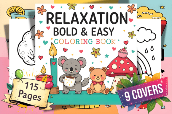 Download Bold and Easy Relaxation Coloring Pages - Relaxation Collection