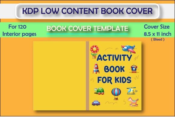 Download Activity Book Cover for KDP Low Content - Activity book Collection