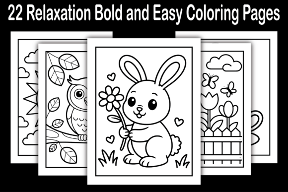 Download Relaxation Bold and Easy Coloring Pages - Relaxation Collection