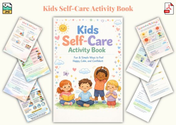 Download Kids Self-Care Activity Book - Activity book Collection