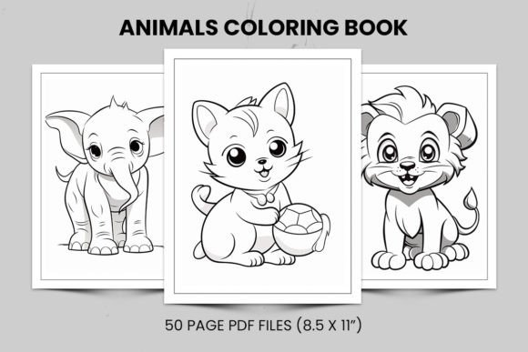 Download Animal Coloring Book Set for Children - Animal coloring book Collection
