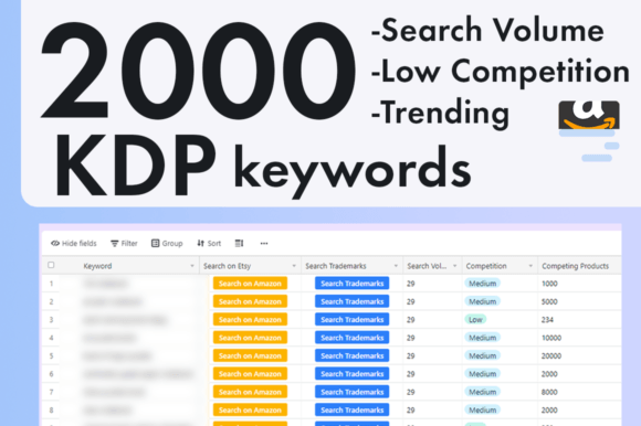 Download 2000 KDP Keywords Book Niches Bundle - Niches Collection