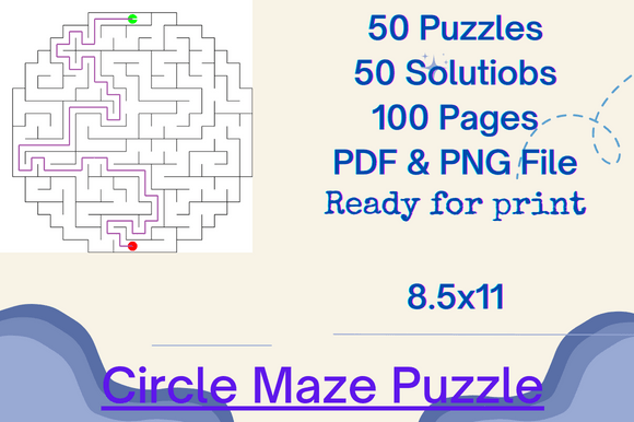 Download Maze Puzzle of Low Content Book - Low content book Collection